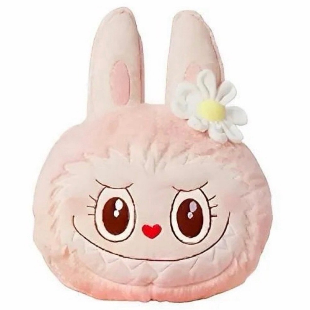 Labubu Plush Pillow with Blanket
